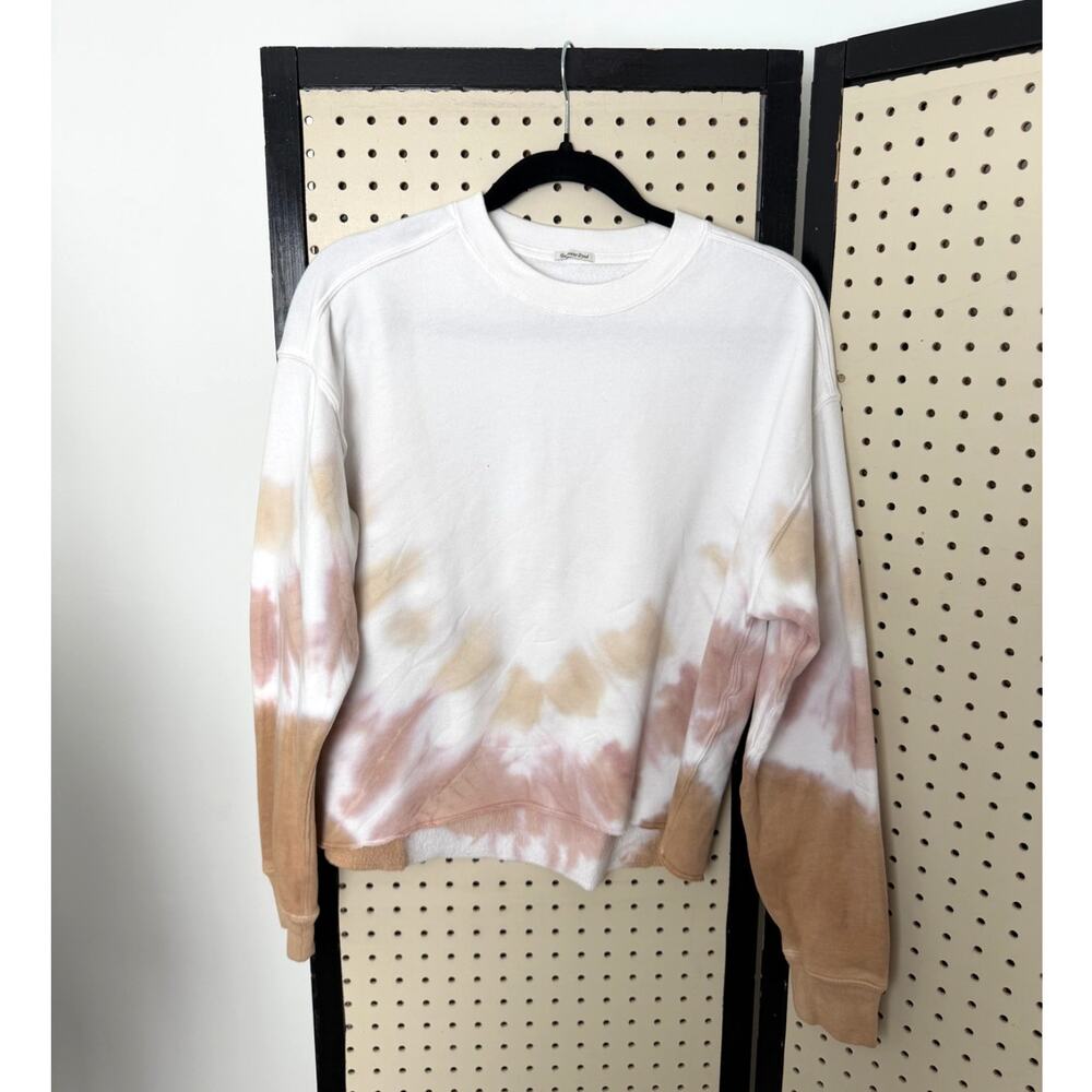 Abercrombie & Fitch Soft AF Relaxed Fleece Tie Dye Sweater Women’s S